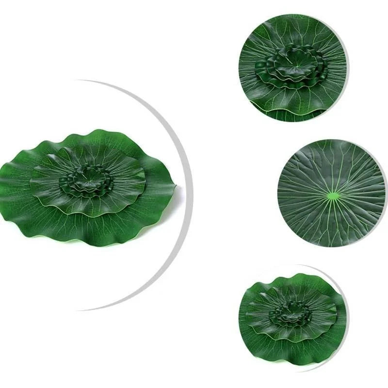 Artificial Floating Lotus Leaf – Aquarium & Pond Decoration Aquarium Decoration Axl