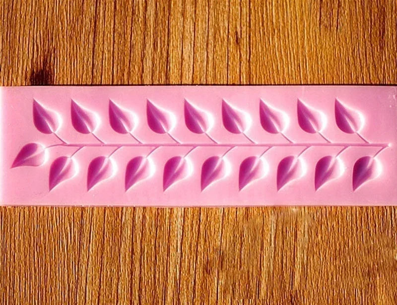 Vine Leaf Lace Silicone Mold – Fondant & Cake Decorating Silicone Baking Mold Axl