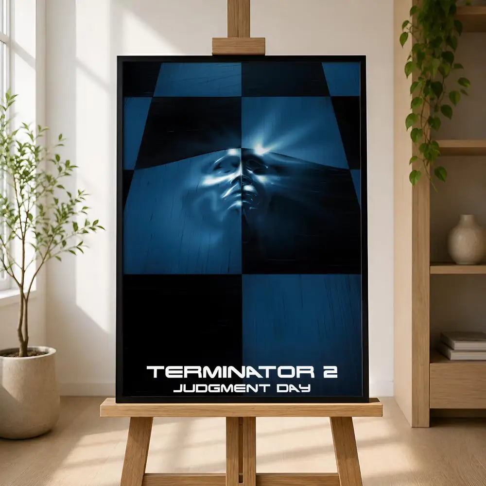 Terminator Movie Poster Waterproof Peel-and-Stick PVC Wall Art Wall Poster Axl