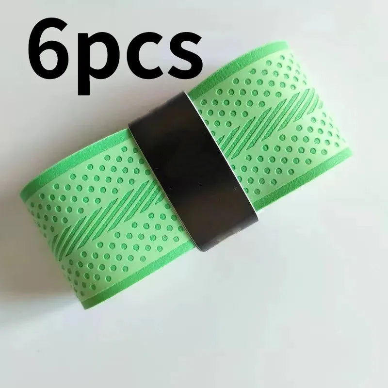6-Pack PU Golf Club Overgrip Tape – Anti-Slip Wrapping Grips Golf Club Overgrip Axl Green-6pcs