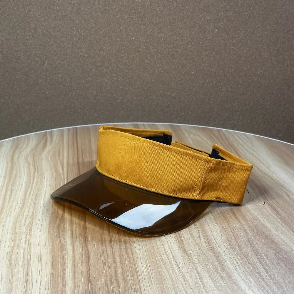 UV Protection Leopard Print Visor Cap – Women's Sun Hat Sun Visor Cap Axl Khaki