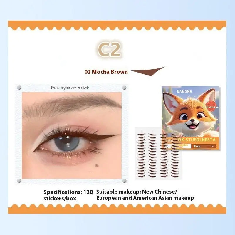 Eyeliner Seal Stickers Waterproof Sweat-Proof | 104–128 Pcs Eyeliner Stickers Axl C2