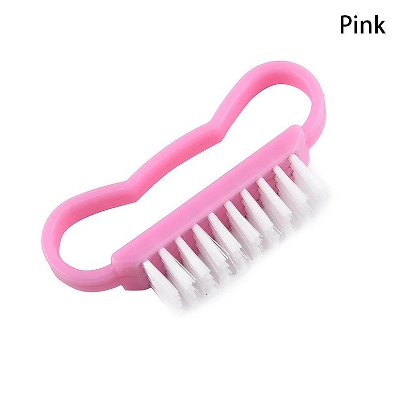 Nail Art Dust Brush – Manicure & Pedicure Cleaning Tool Nail Cleaning Brush Axl Pink
