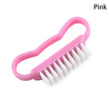 Nail Art Dust Cleaning Brush – Manicure & Pedicure Tool Nail Cleaning Brush Axl Pink