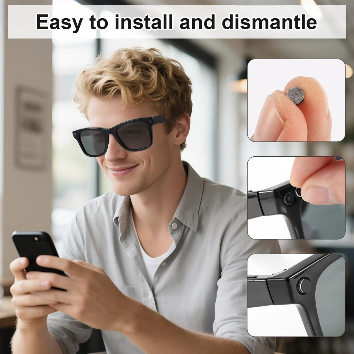 Camera Privacy Stickers 20PCS for Meta Smart Glasses RW4008 RW4006 Camera Privacy Sticker Axl