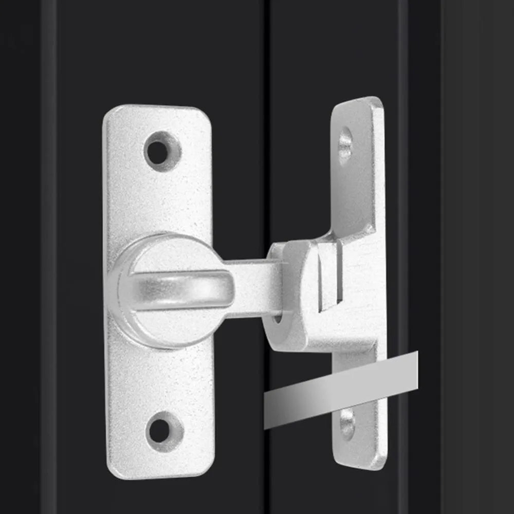 Aluminum Alloy Flip Latch Lock – 90° Sliding Door Security Bolt Door Latch Lock Axl