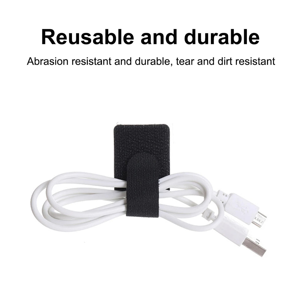 Reusable Cable Ties – Self-Adhesive Cord Organizer Straps Cable Organizer Straps Axl