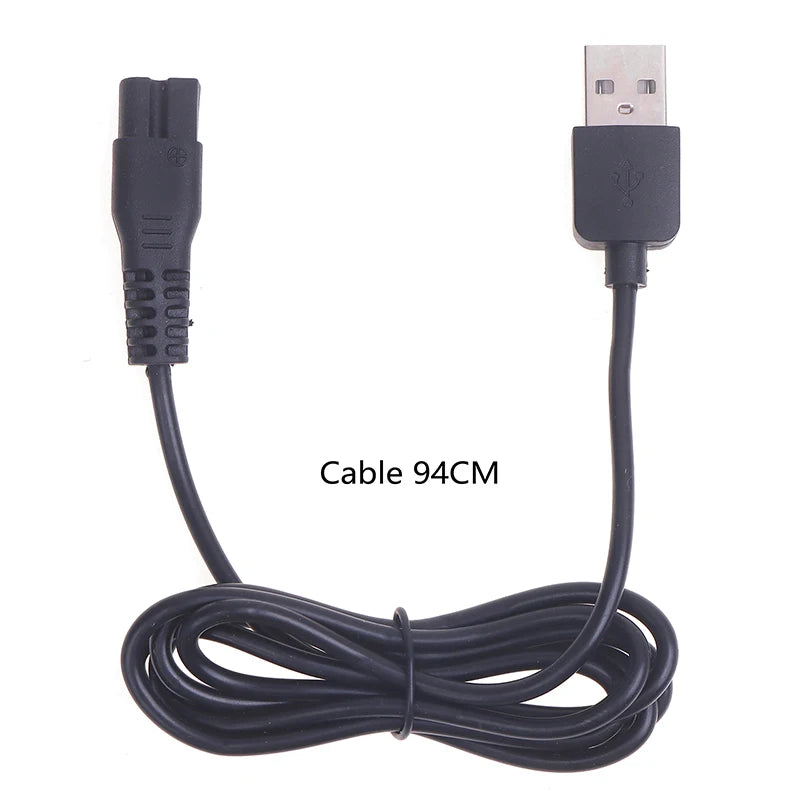 USB Charger Cable for ES928 ES968 ES969 ES900 ES958 Trimmer Trimmer Charger Cable Axl onesize