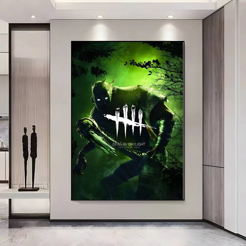 Dead by Daylight HD Wall Poster – Self-Adhesive Waterproof PVC Gaming Wall Poster Axl z13 50X70cmNoframe