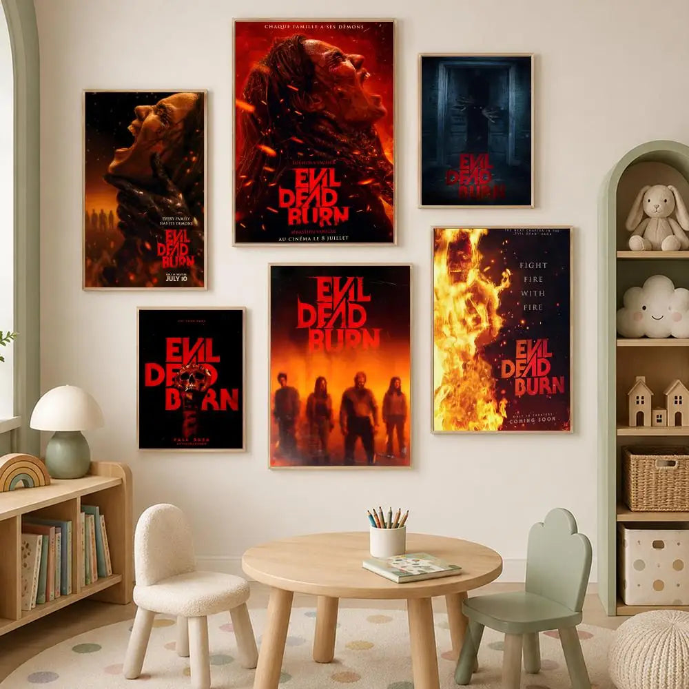 Evil Dead Movie Wall Poster – HD Self-Stick PVC Waterproof Art Movie Wall Poster Axl