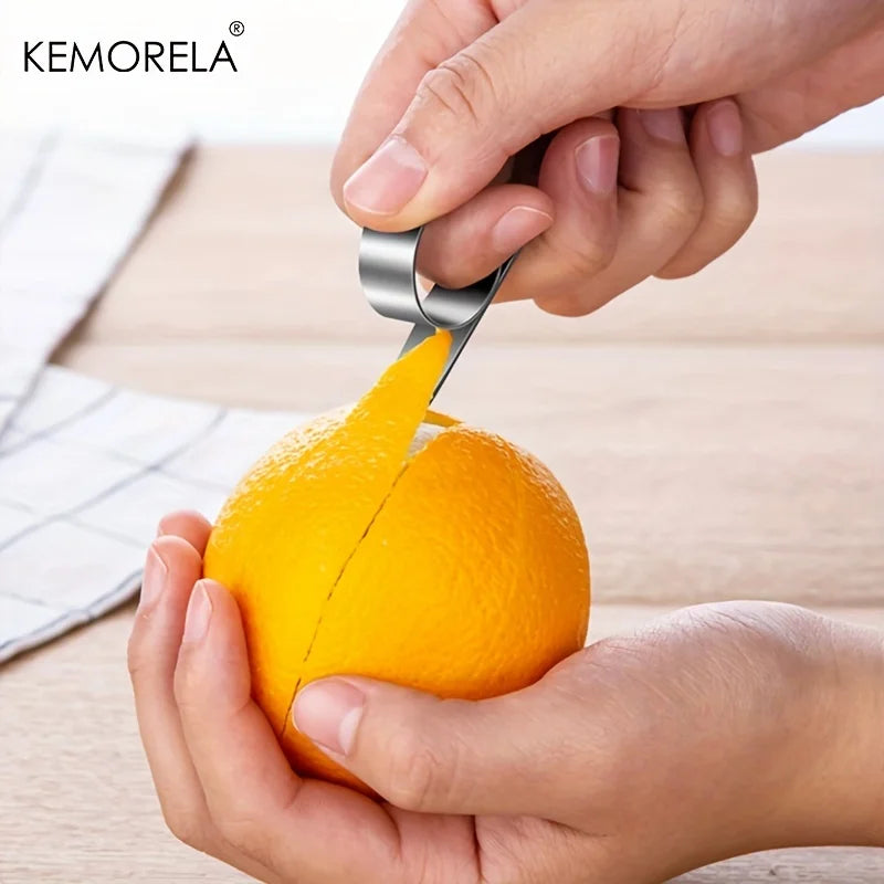Stainless Steel Orange & Pomegranate Peeler Ring | KEMORELA Fruit Peeler Ring Axl