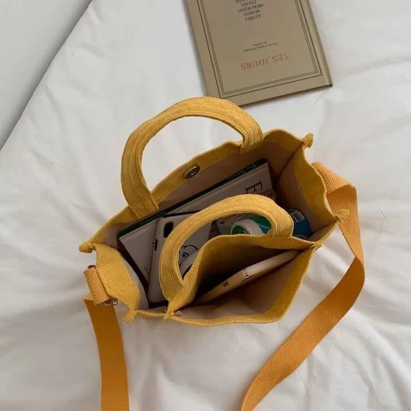 Women's Corduroy Crossbody Bag – Retro Vintage Shoulder Bag Crossbody Shoulder Bag Axl