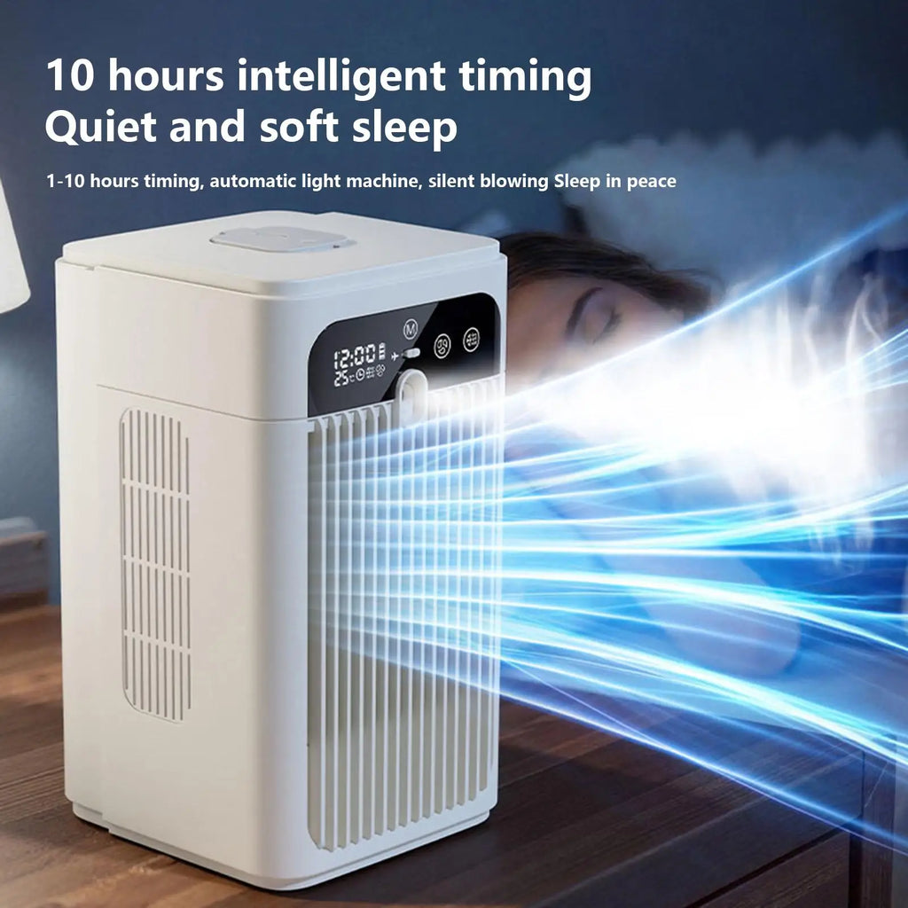 Portable Desktop Misting Fan – 3000mAh Battery & 500ml Tank Desktop Misting Fan Axl