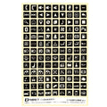 Car Luminous Switch Stickers – 117pc Rocker Button Decals Car Switch Decals Axl Graphics