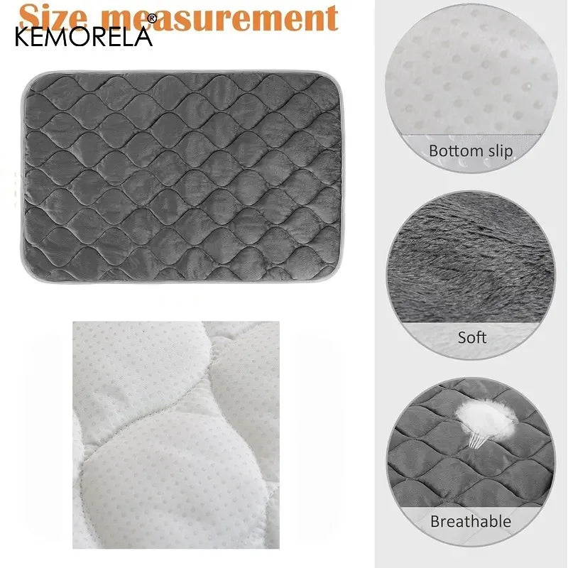 Extra Large Washable Winter Dog Bed – Non-Slip Pet Crate Mat Pet Bed Mat Axl