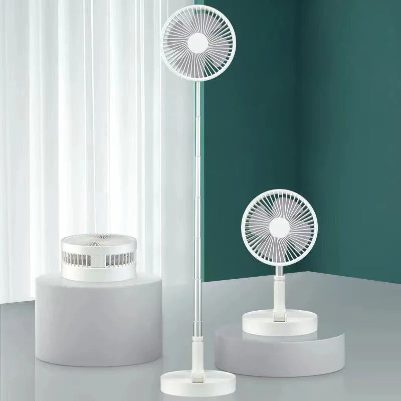 Folding Portable Platform Fan – 4-Speed Adjustable Height Portable Table Fan Axl