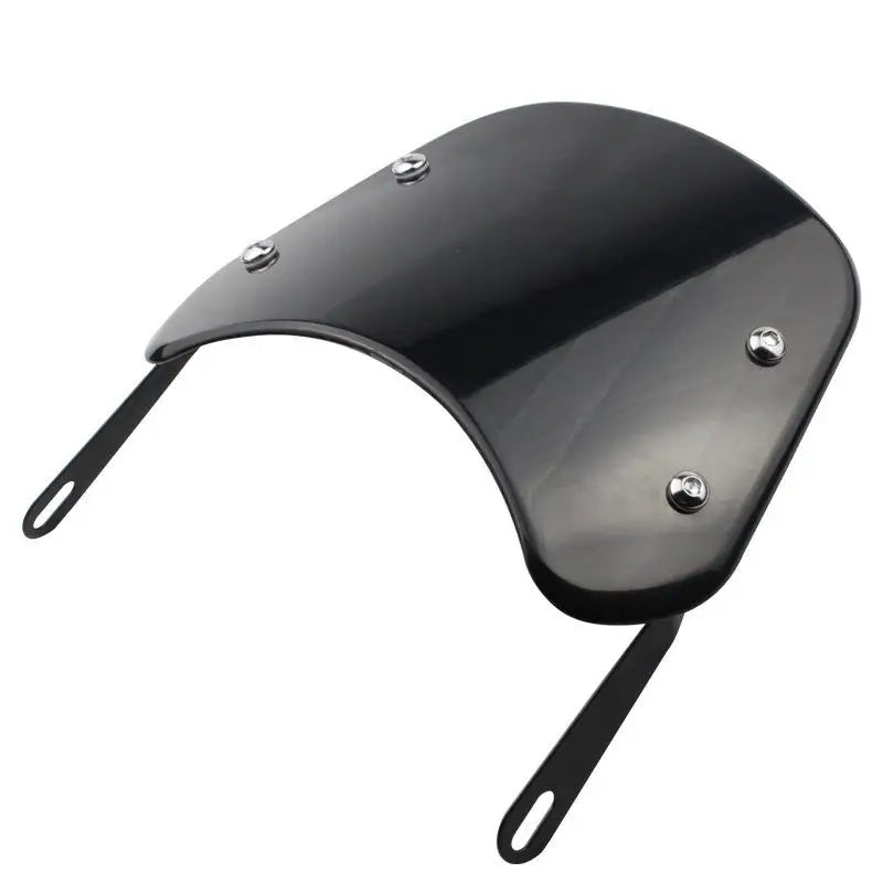 Universal Motorcycle Windshield Wind Deflector 6.5"–9.45" Motorcycle Windshield Axl black