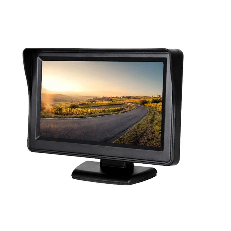 4.3" HD Car Reversing Monitor – Universal TFT LCD Display Car Reversing Monitor Axl black