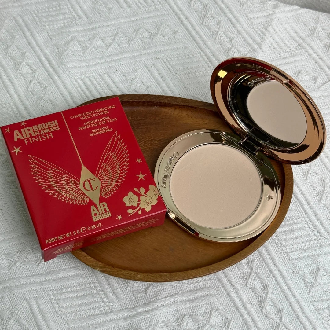Charlotte Tilbury Powder, Blush & Lipstick Liner Makeup Set Makeup Gift Set Axl Red Finish Powder