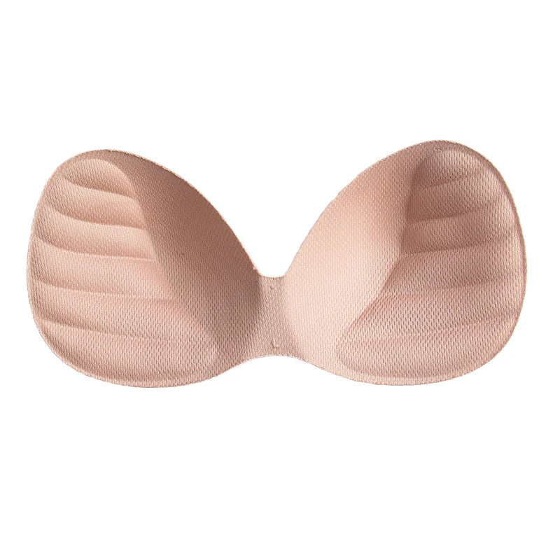 Women's Bikini Bra Padded Inserts – Push Up Chest Enhancer Bikini Bra Inserts Axl Nude One Size