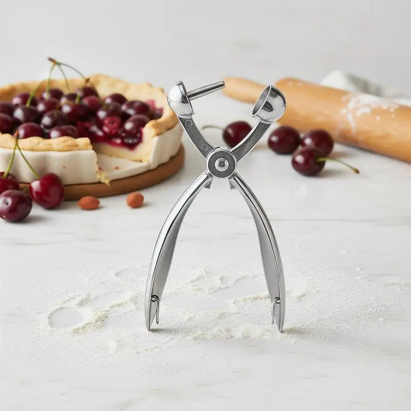 Cherry & Olive Pitter – Stainless Steel Fruit Pit Remover Tool Fruit Pitter Tool Axl
