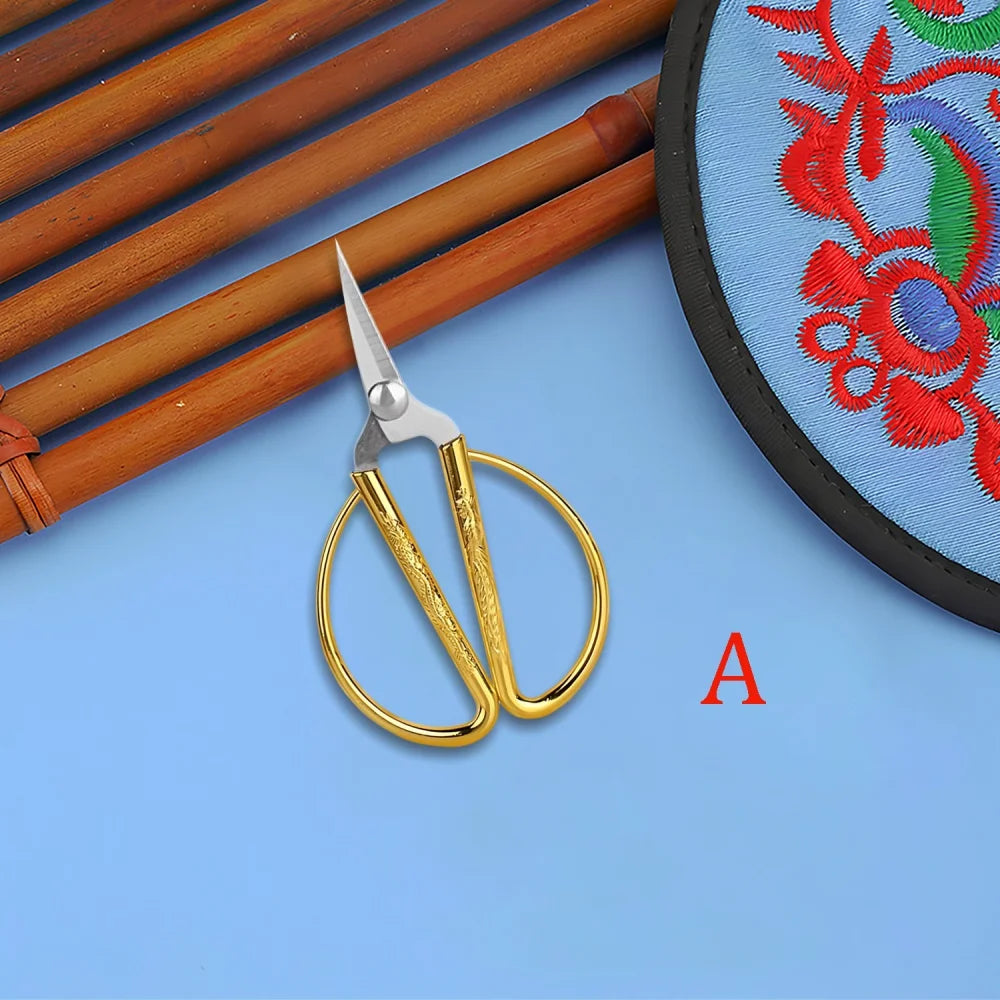 Mini Stainless Steel Embroidery Scissors – Vintage Tailor Tool Embroidery Scissors Axl Scissors-S