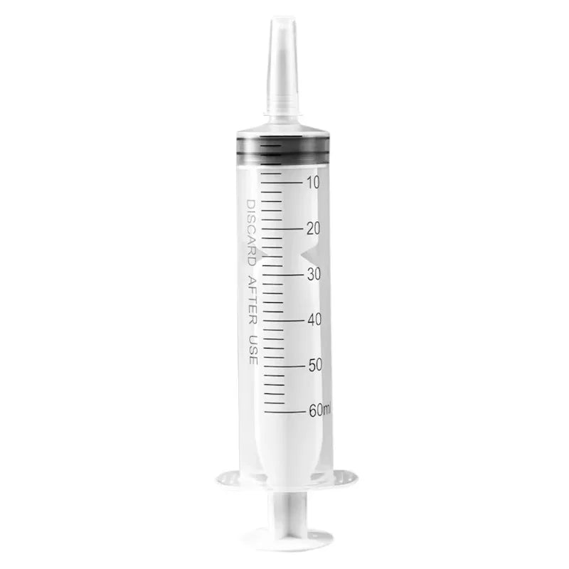 60ml Pet Liquid Feeder Syringe – Hand Push Multi-Function Rinser Pet Syringe Feeder Axl 1PC