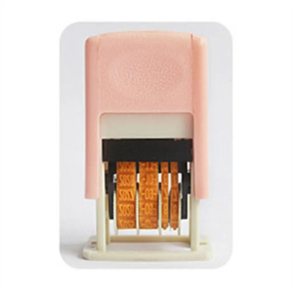 Self-Inking Date Wheel Stamp 4mm – DIY Date Stamp 2018–2030 Date Wheel Stamp Axl Pink