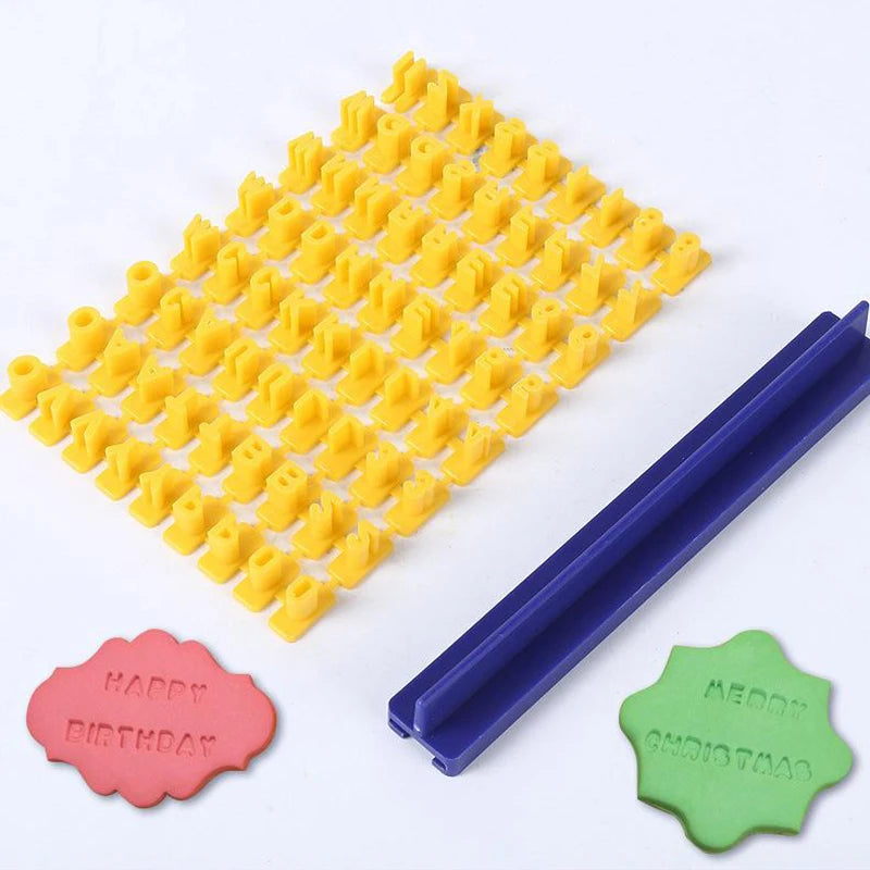Letter & Number Cookie Stamp Mold Set – DIY Baking Tool Cookie Stamp Mold Axl