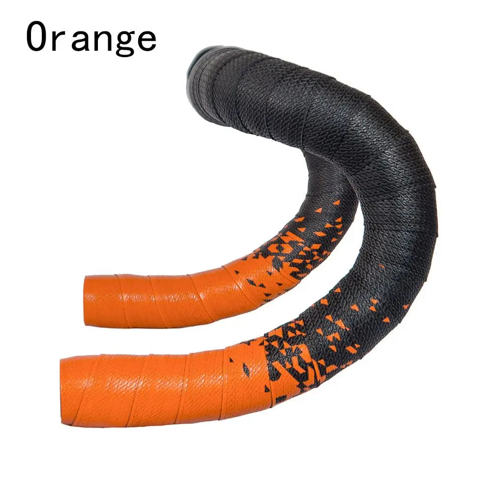 PU EVA Anti-Vibration Bicycle Handlebar Tape | Non-Slip Wrap Handlebar Tape Axl orange