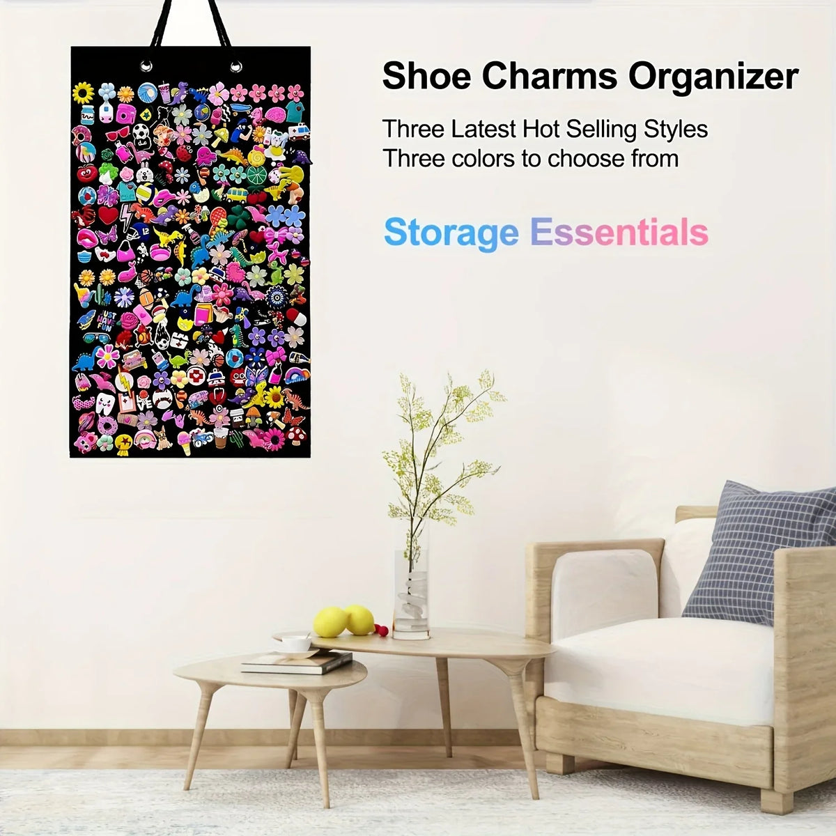 Wall-Mounted Shoe & Jewelry Display Stand | Space-Saving Wall-Mounted Shoe Rack Axl