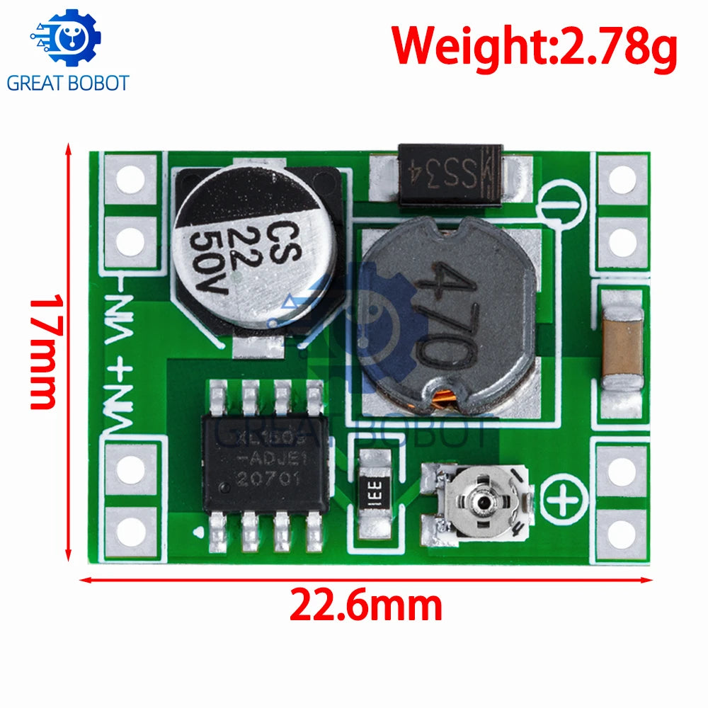 XL1509 Step-Down Buck Converter Module – Adjustable Voltage Buck Converter Module Axl