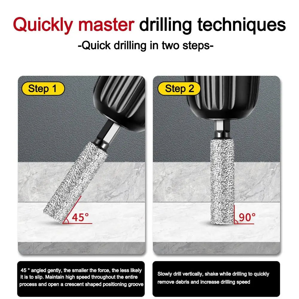 Diamond Drill Bit Hole Saw – Hex Shank for Tile & Porcelain Diamond Drill Bit Axl