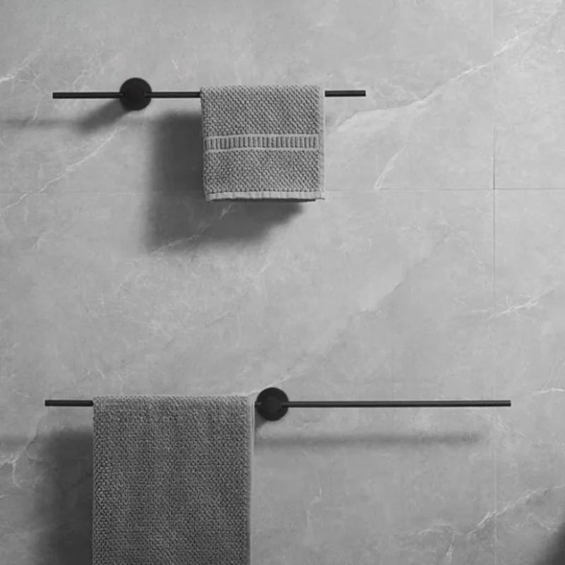 No-Drill Stainless Steel Towel Bar – Bathroom Wall Rack Bathroom Towel Bar Axl