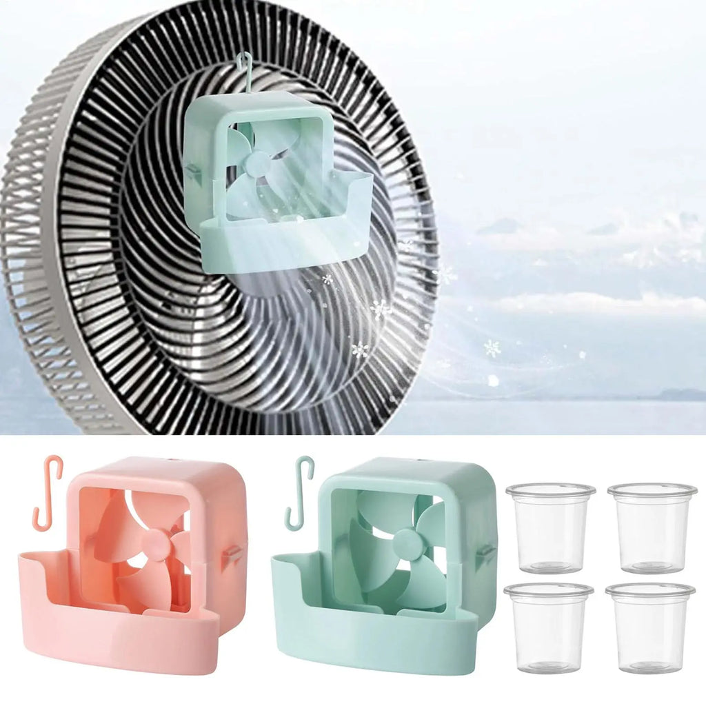 Fan Ice Box Cooling Attachment – No-Drill Universal Adapter Fan Cooling Attachment Axl
