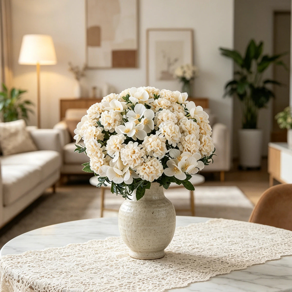 Artificial Silk Hydrangea Bouquet – Wedding & Home Décor Artificial Flower Bouquet Axl