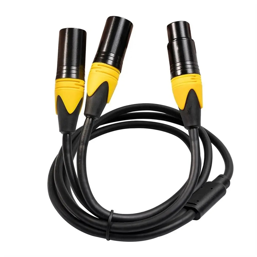 XLR Y Splitter Cable | 1 Female to 2 Male 3-Pin Audio Signal XLR Splitter Cable Axl