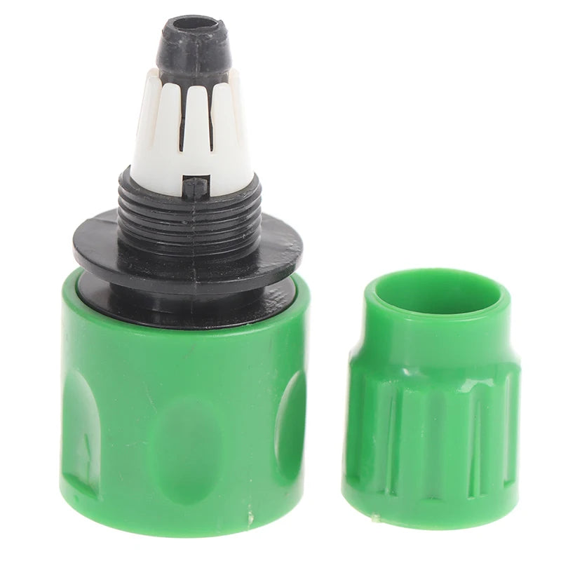 3/8" One-Way Quick Connector – Garden Hose Irrigation Fitting Irrigation Hose Connector Axl