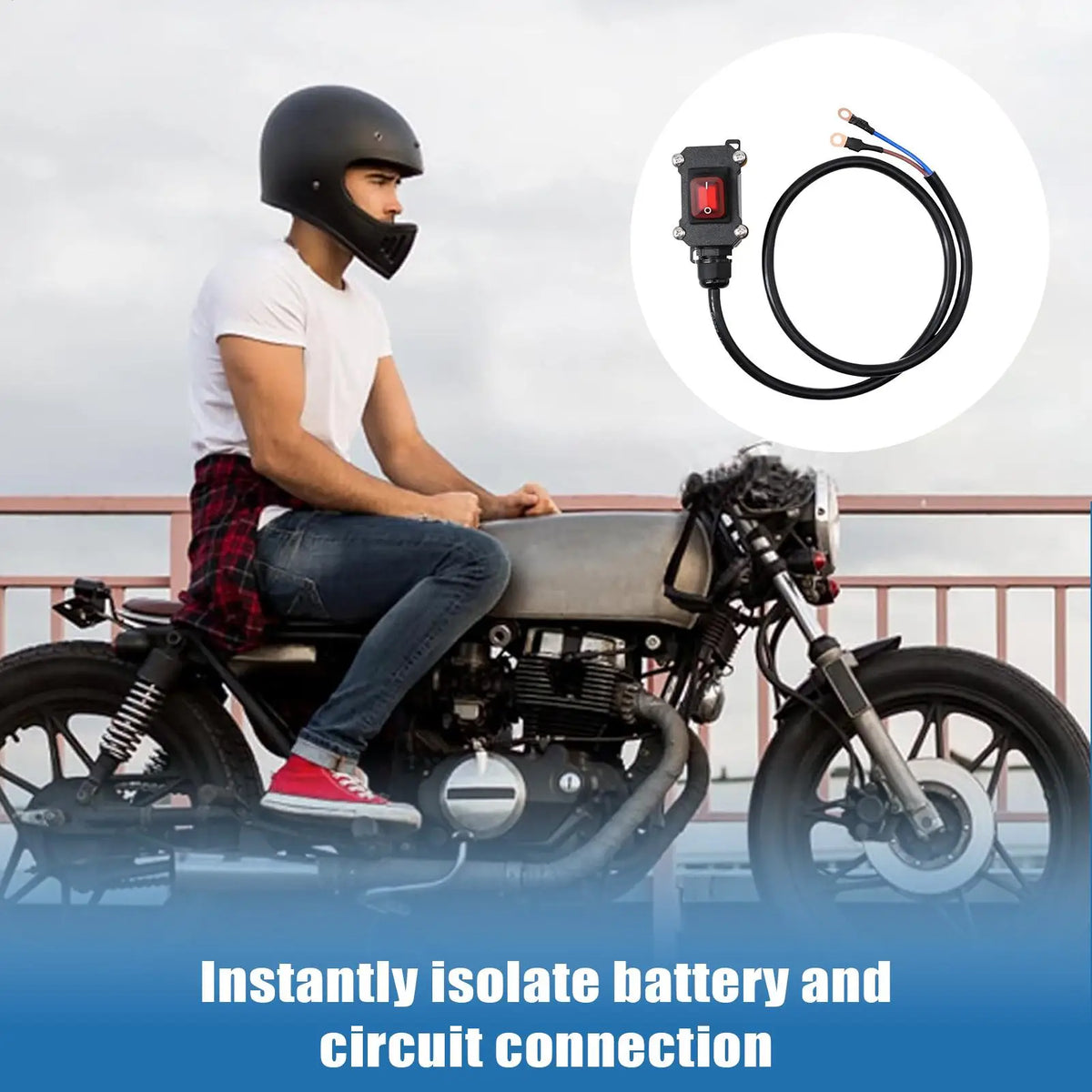 12V/24V Battery Disconnect Switch – Car, Marine & Motorcycle Battery Disconnect Switch Axl
