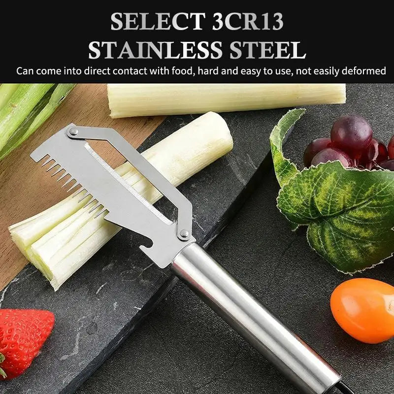 Stainless Steel Scallion Peeler Knife – 1/2/3 Pcs Set Vegetable Peeling Knife Axl