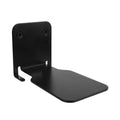 Invisible Floating Bookshelf – Wall Mounted Steel Book Organizer Floating Wall Shelf Axl Black