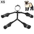 Waterproof Dog Boots – Adjustable Rain & Snow Paw Protectors Dog Rain Boots Axl black XS（old）