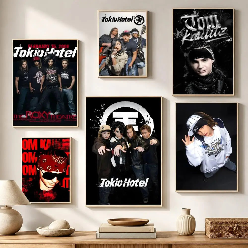 Tom Kaulitz HD Waterproof PVC Poster Sticker | Wall Décor Wall Poster Sticker Axl