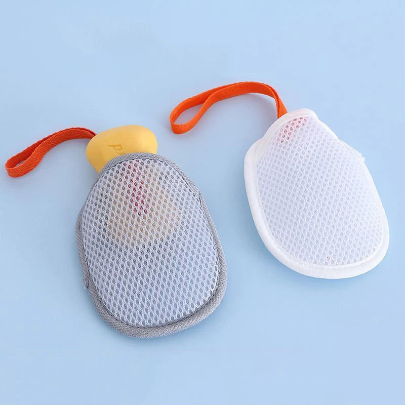 2-Pack Bath Foaming Mesh Soap Bag & Body Exfoliating Scrubber Bath Exfoliating Scrubber Axl
