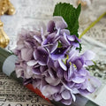 Silk Hydrangea Artificial Bouquet – Wedding & Home Décor Artificial Flower Bouquet Axl color 2 1pieces