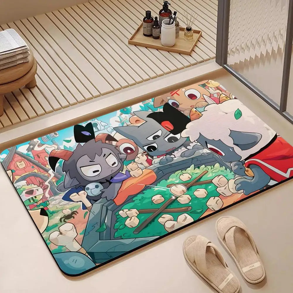 Diatomite Bath Mat – Quick Dry, Non-Slip & Absorbent Floor Mat Bath Mat Axl