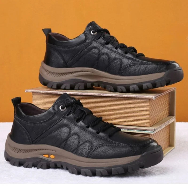 Men's Lightweight Anti-Slip Outdoor Sneakers | Lace-Up Casual Men's Casual Sneakers Axl