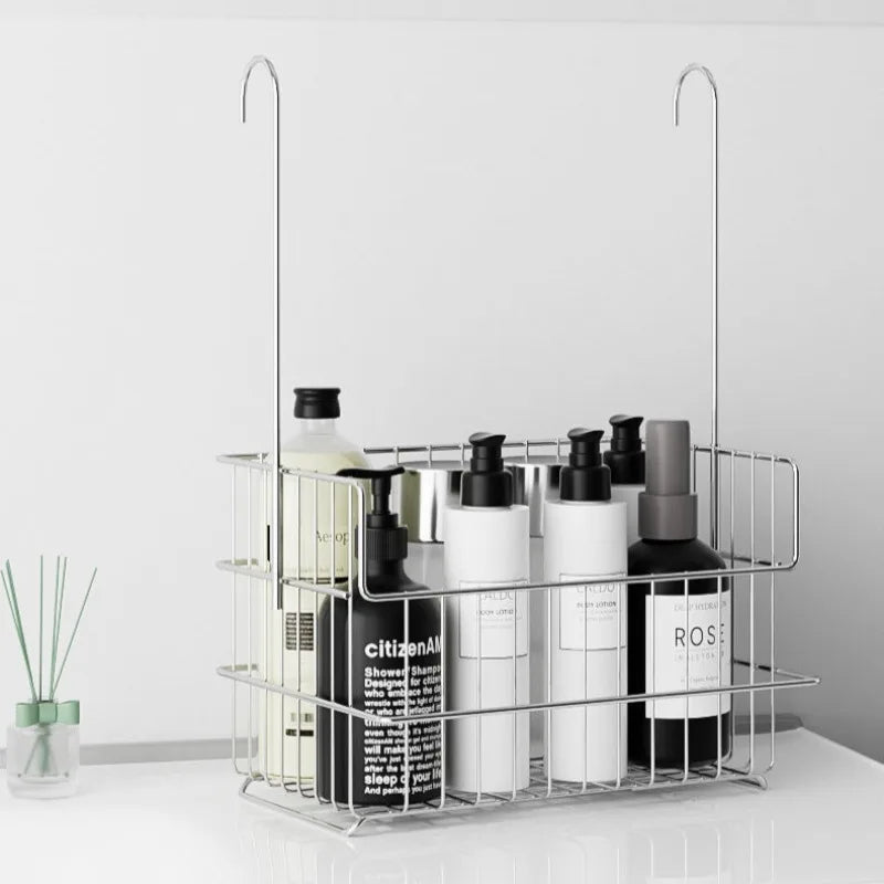 Stainless Steel Floating Wall Basket | Bathroom Storage Rack Bathroom Storage Rack Axl