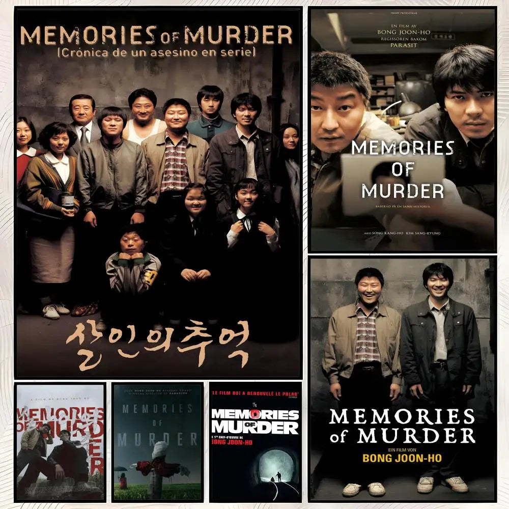 Memories of Murder Movie Poster – HD Self-Stick PVC Wall Art Movie Wall Poster Axl