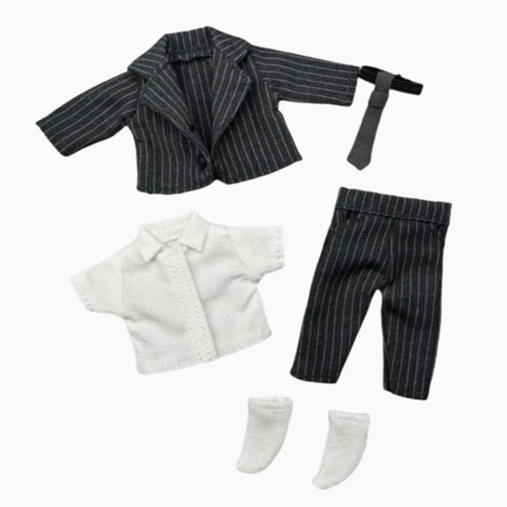 OB11 BJD 1/12 Doll Clothes – Shirt, Vest, Pants, Socks Set Doll Clothing Set Axl 3